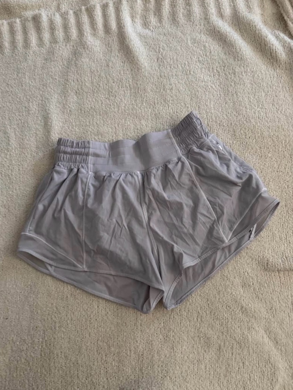 lululemon athletica Light Gray Athletic  Shorts
